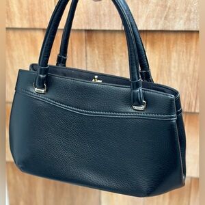 Garay True Vintage Black Leather Handbag 1950’s